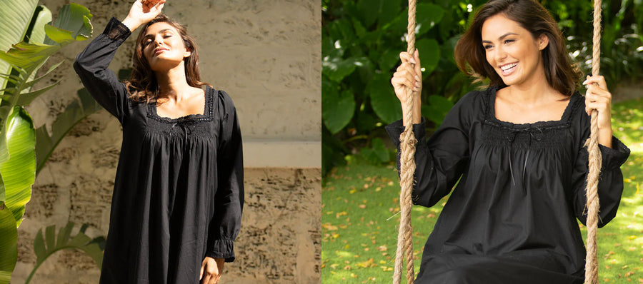 The 1 For U: Victorian Nightgowns - 100% Cotton, Long & Vintage