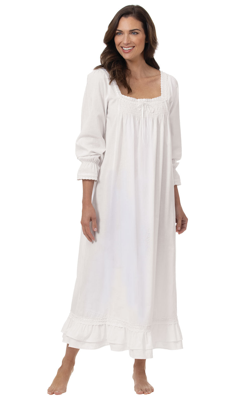 100 percent cotton nightgowns best sale