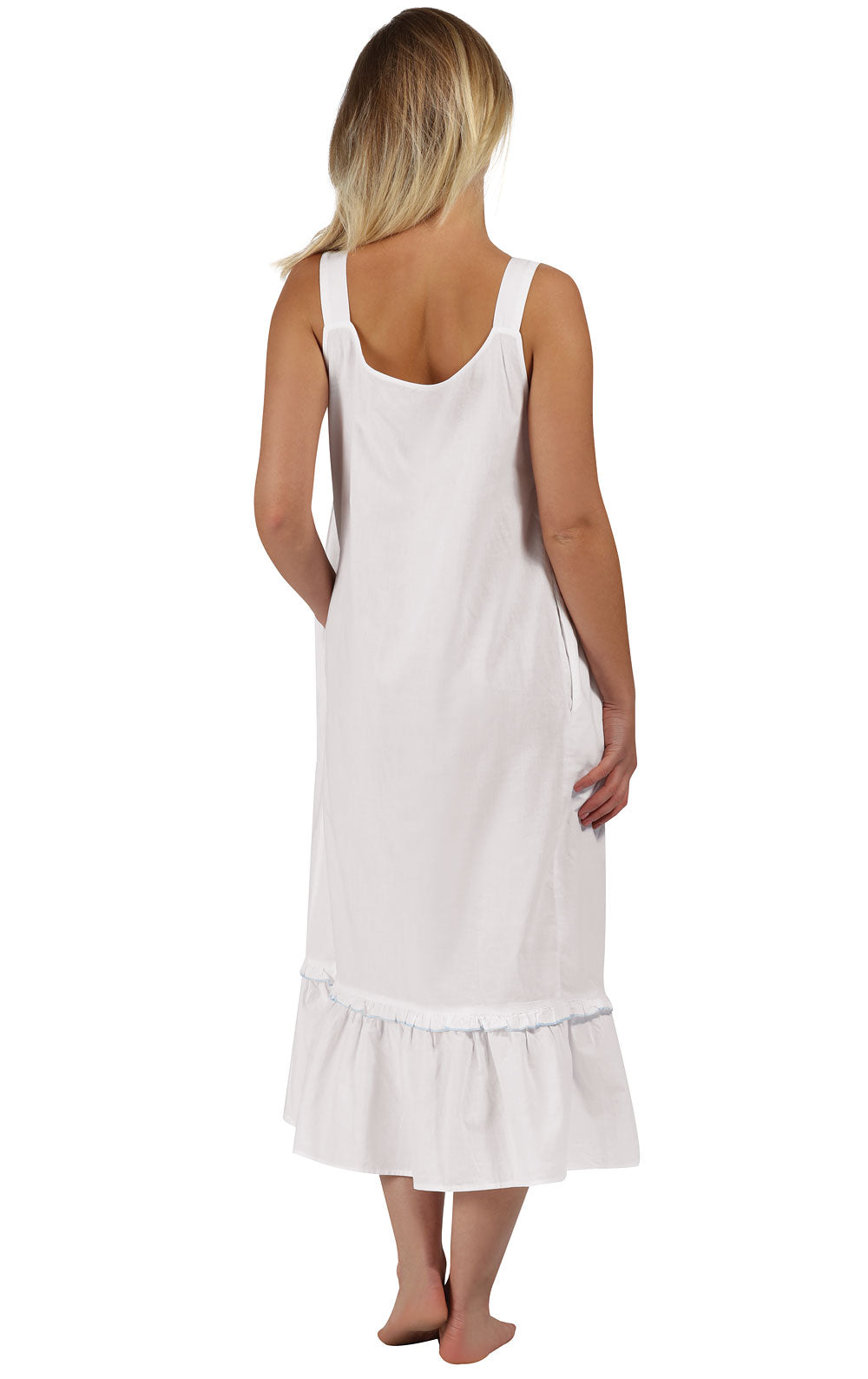 Paige - Women's Sleeveless Cotton Nightgown